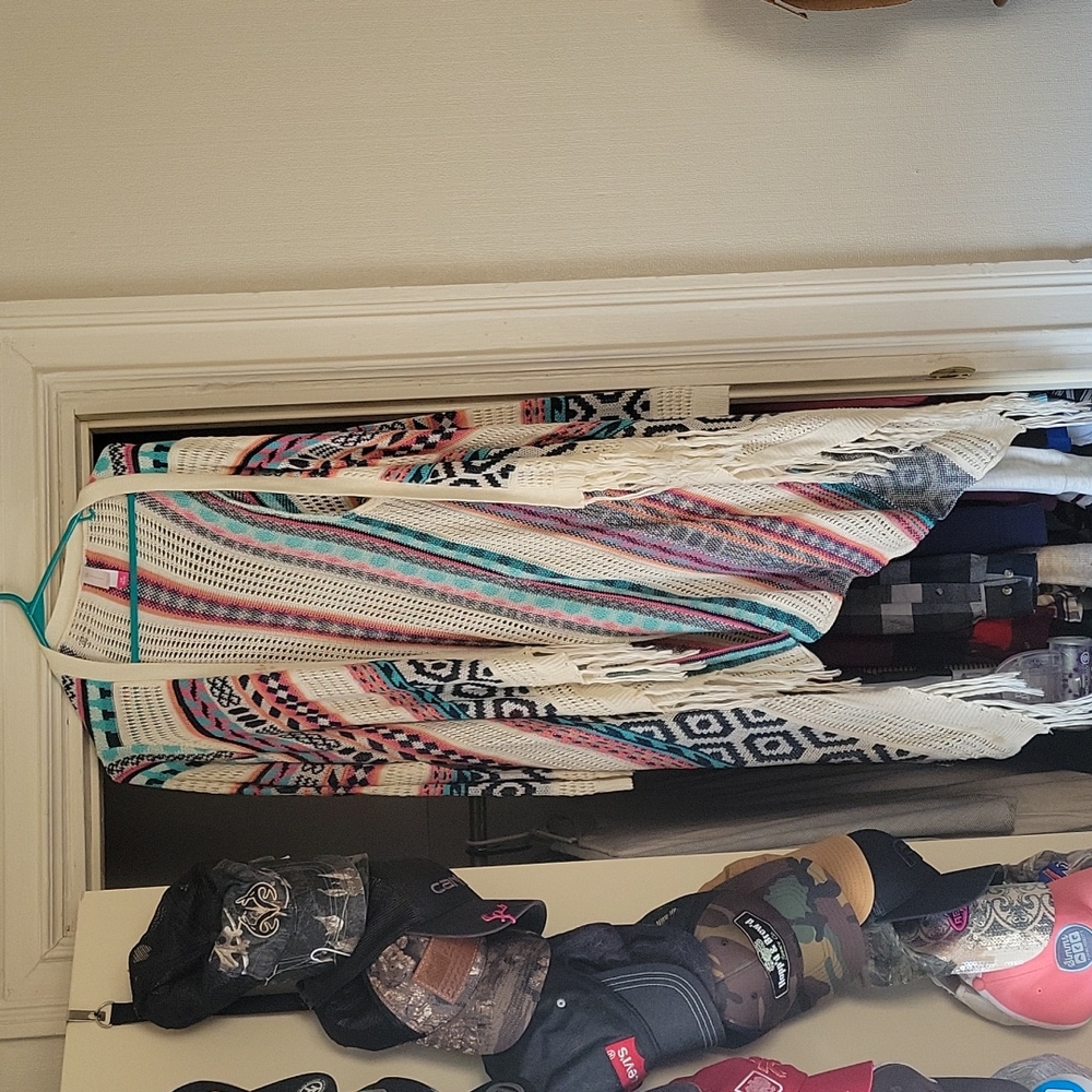 Aztec boho cardigan